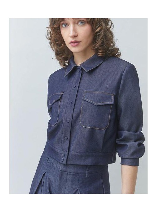 Chaqueta vaquera Suncoo, corta con hombreras, Lullaby
