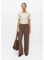 Pantalòn Object,bàscio en color tostado. 23037921 Objlisa