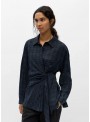 Blusa Object, de cuadros en azul y negro. 23049950 Objmalua