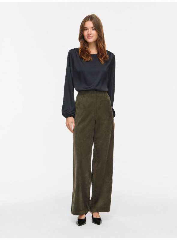 PAntalòn Vila, de tejido con textura.14116227 Vicourdie
