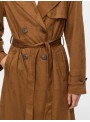 Gabardina Vila, de antelina en camel. 14116866 Visulaba