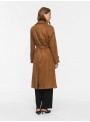 Gabardina Vila, de antelina en camel. 14116866 Visulaba