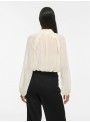 Blusa Vila, de gasa en beige. 14116881 Vitiro
