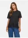 Camiseta Vila, con detalle de encaje. 14118802 Viopella