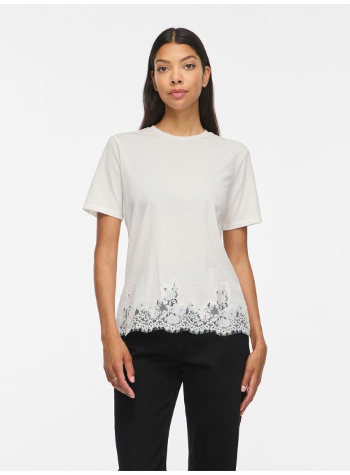 Camiseta Vila, con detalle de encaje. 14118802 Viopella