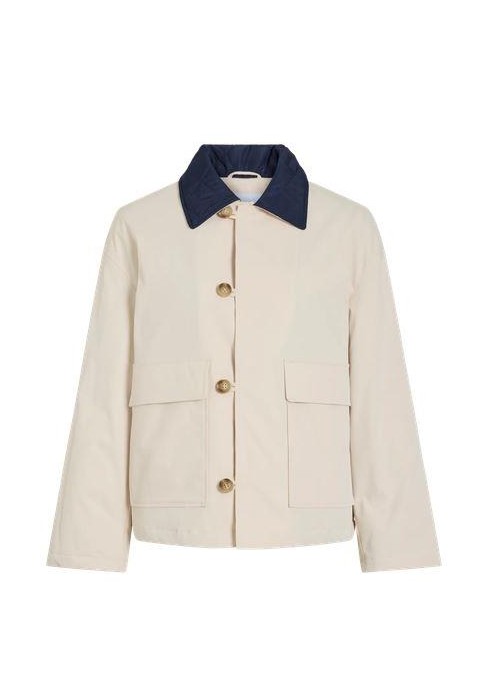Parka Vila, con cuello a contraste. 14116338 Viiria