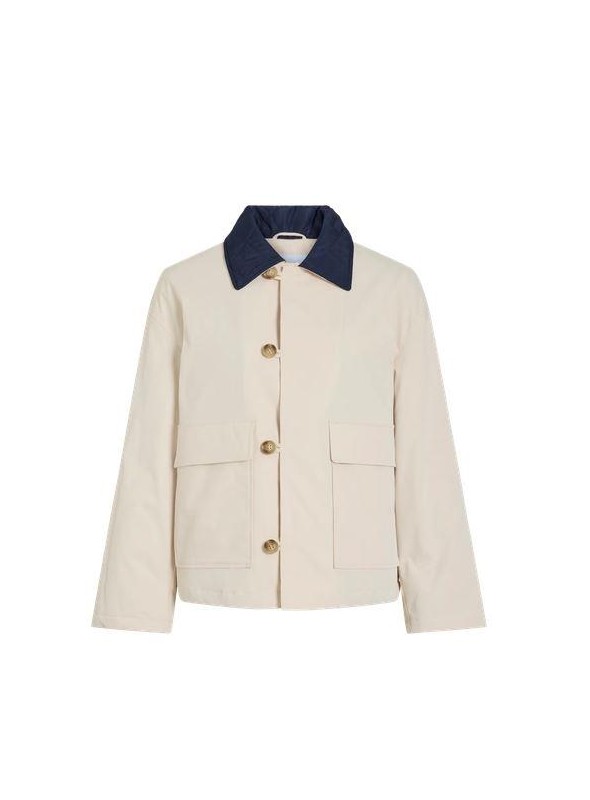 Parka Vila, con cuello a contraste. 14116338 Viiria