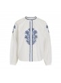 Blusa Vila, de algodòn con bordados. 14117856 Viropana