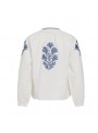 Blusa Vila, de algodòn con bordados. 14117856 Viropana