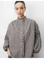 Camisa Grace & Mila, de cuadros con volante. Adellie