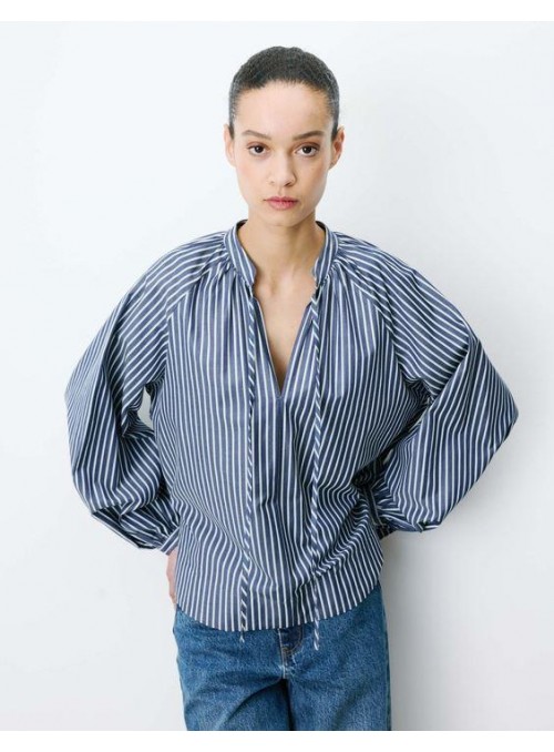 Blusa Grace &amp; Mila, de rayas en marino. Albane