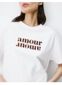Camiseta Grace & Mila, de algodòn en blanco. Anis