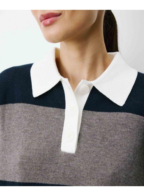 Polo Grace &amp; Mila, de punto con cuello a contraste. Astre