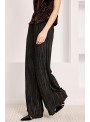 Pantalon Nekane, de lurex con rayas de colores. Luneti