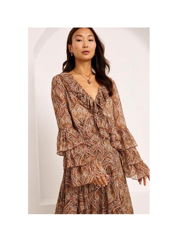 Top Nekane, de gasa estampada. Umrel