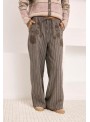 Pantalòn Nekane, de tejido de rayas. Vetsa