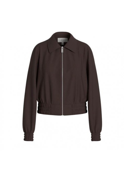 Chaqueta Vila, estilo cazadora en marròn. 14122438 Viclua