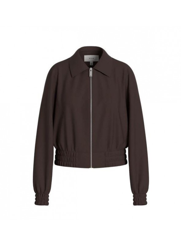 Chaqueta Vila, estilo cazadora en marròn. 14122438 Viclua