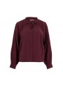 Blusa Vila, de viscosa en burdeos. 14119550 Viengly