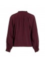 Blusa Vila, de viscosa en burdeos. 14119550 Viengly