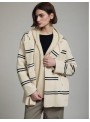 Abrigo Skatie, de punto con capucha. S113J01