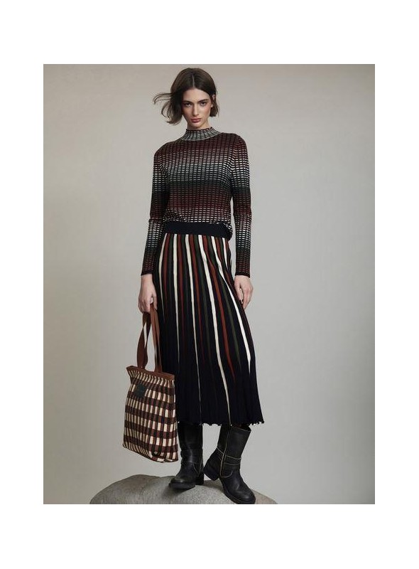 Falda de Skatie, de punto de colores. S201F05