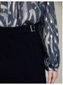 Falda Skatie, de punto con tachuelas. S70F02