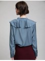 Blusa Skatie, con volante en el cuello. S95b12