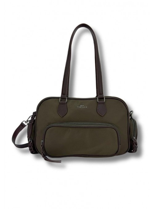 Bolso Martina K. de gabardina con bolsillo. 263602