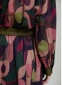 Falda Skatie, de gasa estampada. S05F67