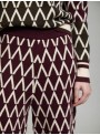 Pantalòn Skatie, de punto en burdeos. S70P02