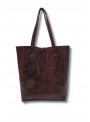 Bolso Martina K, de piel con print de pitón. 1130223