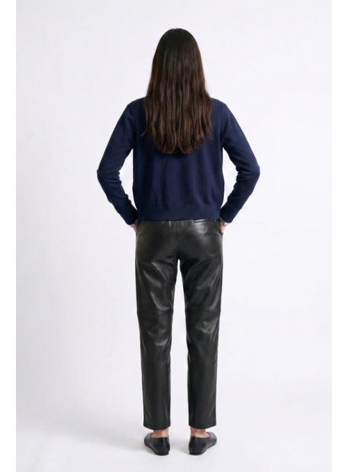 Cardigan Art Love, de punto en marino. Alalie