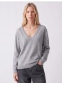 Sueter Art Love, de punto en gris. Sandie