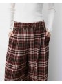 Pantalón de Grace & Mila, de cuadros en burdeos. Arenzo