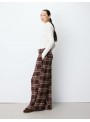 Pantalón de Grace & Mila, de cuadros en burdeos. Arenzo