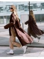 Gabardina Grace & Mila, de antelina marròn. Astrid