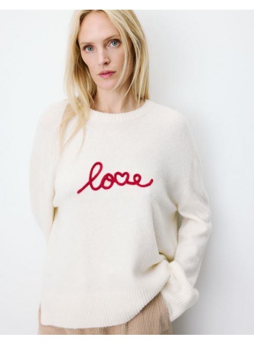 Sueter Grace &amp; Mila, de punto con texto. Aubin
