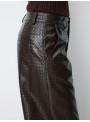 PAntalòn Grace & Mila, de ecopiel efecto trenzado. Artius