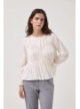 Blusa Van Dos, de tejido plisado. 56174602