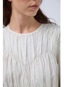 Blusa Van Dos, de tejido plisado. 56174602