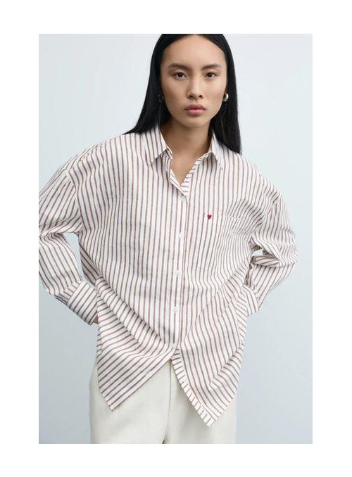 Blusa Vila, camisera con rayas. 14117030 Vidrisa