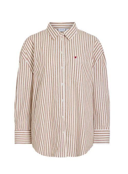 Blusa Vila, camisera con rayas. 14117030 Vidrisa