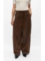 Pantalòn Object, de antelina en marròn. 23050097 Objdenna
