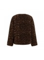 Chaqueta Vila, tipo teddy con animal print. 14118694 Viadera