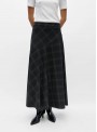Falda Object, larga con cuadros. Objdiena
