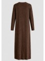 Maxi cardigan Vila, en marròn con botones, 14122950 Virolfie