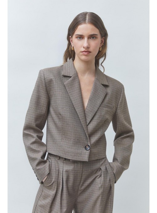 Chaqueta Suncoo, corta de cuadros. Dude