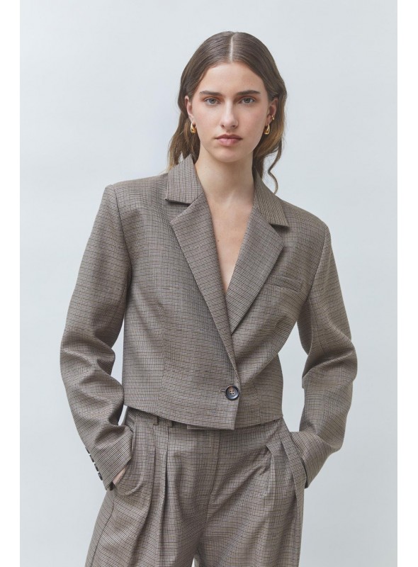 Chaqueta Suncoo, corta de cuadros. Dude