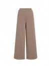 Pantalón Vila, de cuadros en beige. 14119773 Vichekka